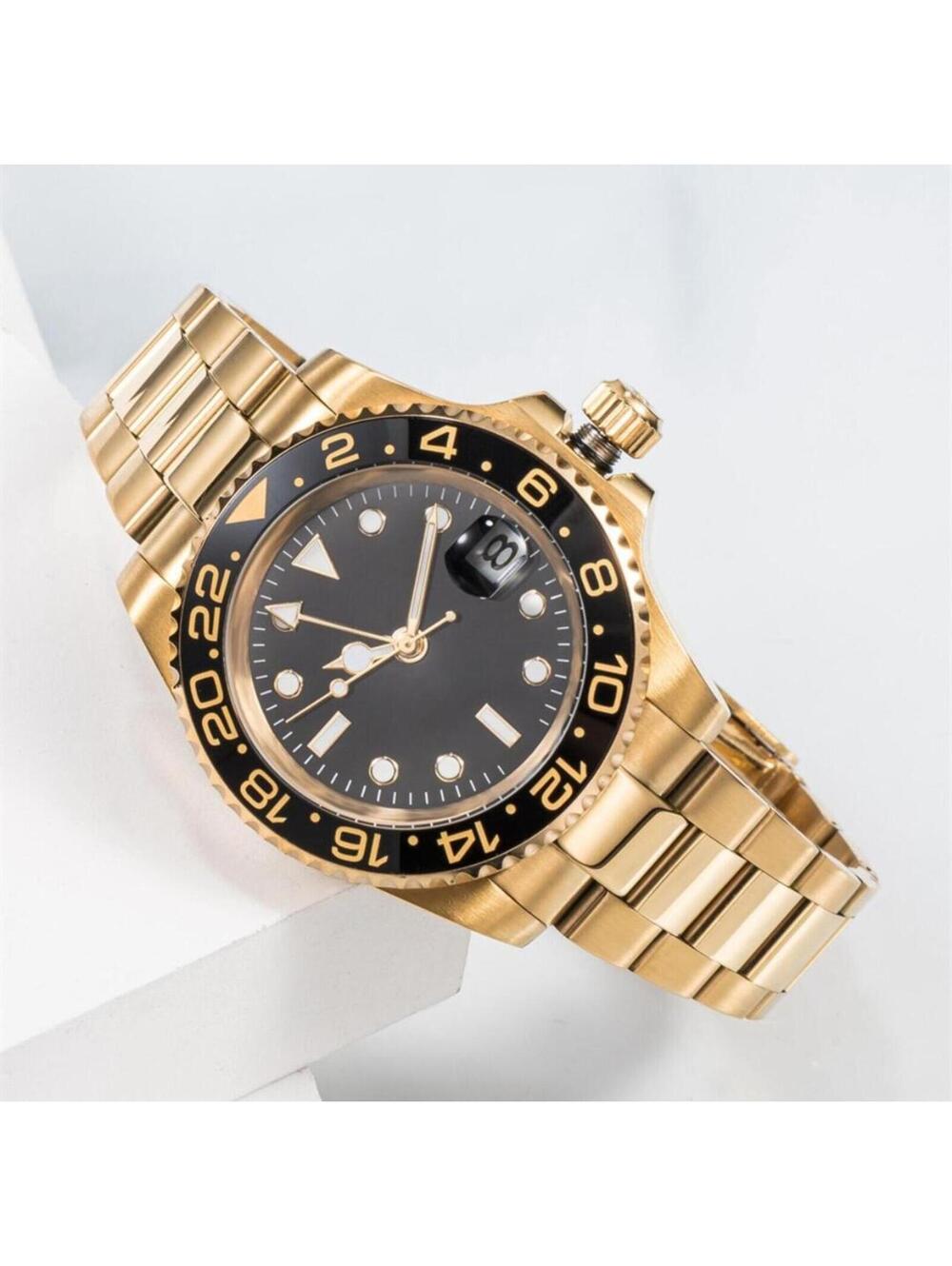Mechanical Watch with Stainless Steel Band and Sapphire Crystal stock 319